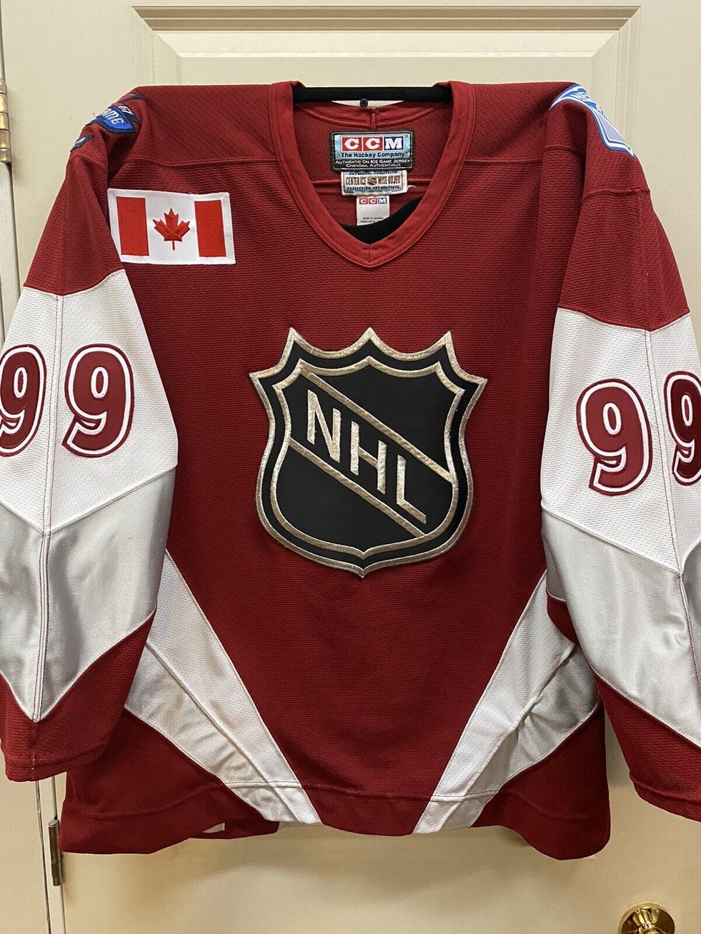 Wayne Gretzky Center Ice Authentic 1998 NHL All Star Game